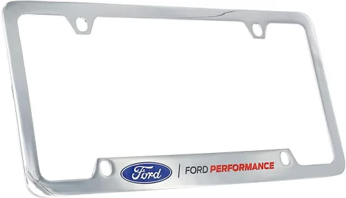 Vista 8 de Marco negro de plástico UV Ford Performance para matrícula