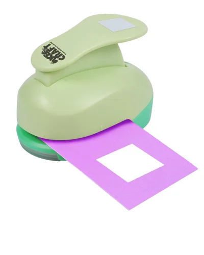 Vista 26 de UCEC Perforadora de mariposa de 1 pulgada, perforadores de papel para manualidades, perforadora de palanca hecha a mano, forma de agujero