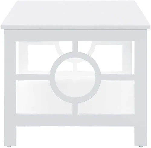 Vista 5 de Convenience Concepts Mesa de centro Ring color blanco