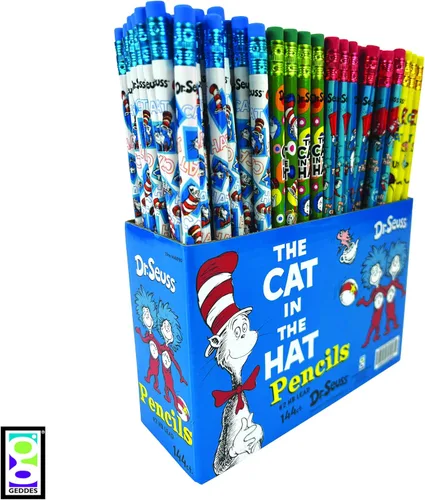 Vista 9 de Raymond Geddes Dr. Seuss Cat in the Hat #2 - Lápices (paquete de 144)