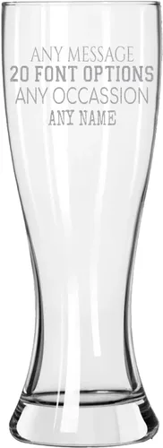 Vista 20 de Vaso de cerveza grabado personalizado de 16 onzas, regalos de Navidad grabados personalizados para hombres, regalos de cumpleaños para papá, regalos