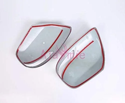 Vista 8 de Para Toyota Land Cruiser 150 Prado FJ150 2010-2018 Fibra de Carbono Color Puerta Espejo Cubierta Vista Trasera Superposición Trim Car-Styling Prado