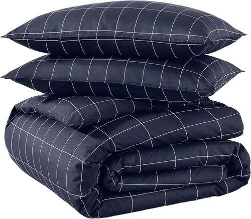 Vista 25 de Bare Home - Funda de edredón de ropa de cama extra larga - Colección premium de 1800 hilos súper suave - Funda de edredón ligera y fresca - Ropa