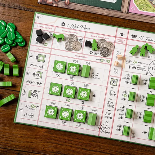 Vista 8 de Capstone Games: Coffee Traders - Juego de mesa de estrategia, 3-5 jugadores, edades 12+, 120 minutos