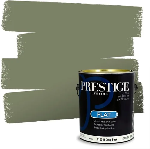 Vista 145 de Prestige Paints - 2 en 1, pintura base y pintura de exterior, E100-N-735BM