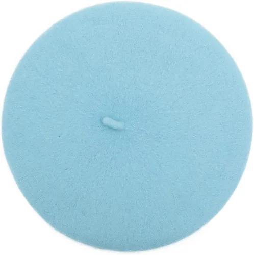 Vista 232 de ZLYC - Boina francesa de lana unicolor para mujeres y niñas