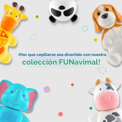 Vista 2 de Flipper Fun Animal - Funda para cepillo de dientes con diseño de pingüino, soporte para cepillos de dientes para niños con tapa, soportes