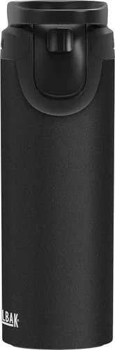 Vista 4 de CamelBak Forge Flow - Taza de viaje aislada de acero inoxidable, color negro, 16 onzas