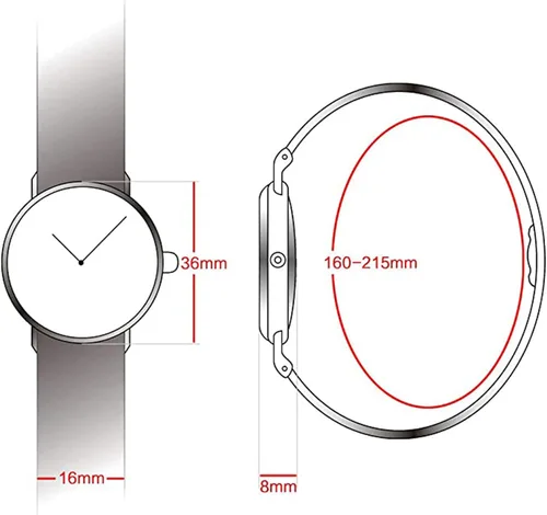 Vista 6 de FORSINING Reloj de moda para hombre minimalista impermeable delgado casual de cuarzo reloj de pulsera de acero inoxidable