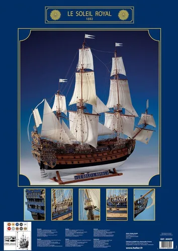 Vista 4 de Kit de construcción de modelo de barco real Heller Soleil