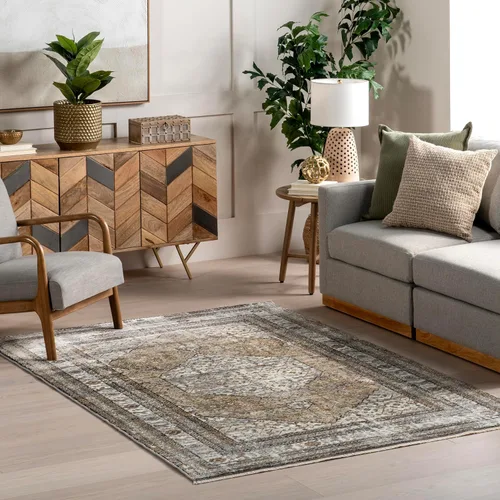 Vista 13 de nuLOOM Alfombra de interior con borlas de alto rendimiento, tejida a máquina, fácil de limpiar, duradera, sin deshilachado, 9 x 12 pies, Charvi