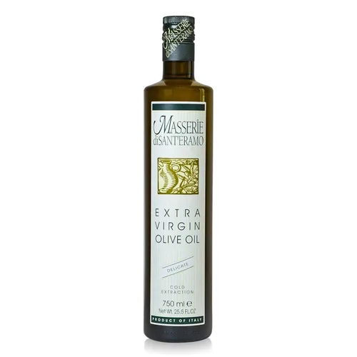 Vista 7 de Delicado aceite de oliva virgen extra italiano prensado en frío, aceite de oliva ligero para cocinar y freír, importado de Italia, 8.45 onzas