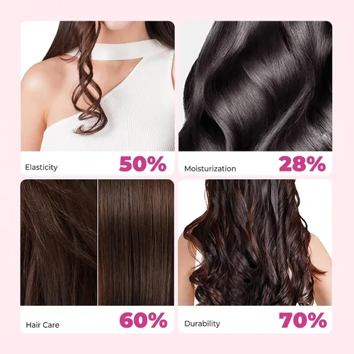 Vista 5 de Atopskins Cepillo secador de pelo 6 en 1, moldeador de aire desmontable, cepillo secador de pelo, 3 ajustes de calor, secado sin encrespamiento