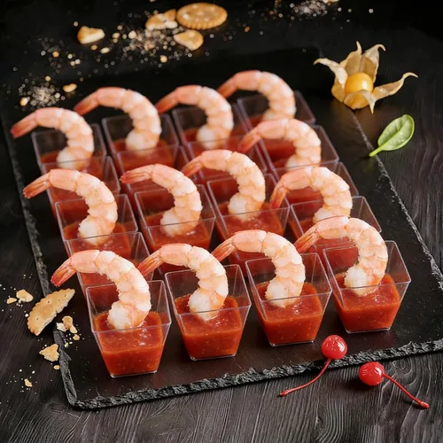 Vista 7 de Zezzxu Tazas de postre de 2 onzas con cucharas, 200 piezas sirven 100