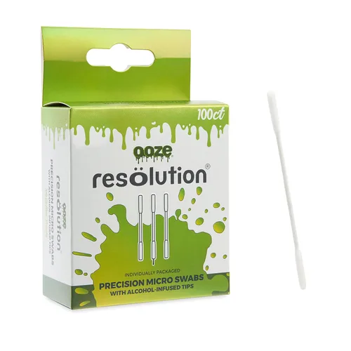Vista 2 de Ooze Resolution - Hisopos de algodón con alcohol, bastoncillos de algodón rellenos de alcohol para frotar, microhisopos de precisión súper delgados
