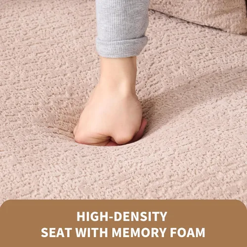 Vista 7 de Sofá modular curvo de 65 pulgadas para sala de estar, moderno sofá modular de felpilla de felpa con asiento profundo comprimido sin hueso con 3