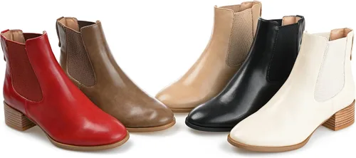 Vista 5 de Journee Collection Chayse Tru Comfort - Botines de espuma con tacón apilado para mujer