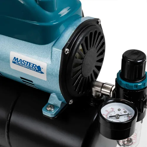 Vista 7 de Master Airbrush Kit compresor de cepillo de aire modelo TC-40T - Cool