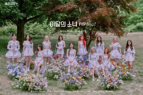 Vista 5 de DREAMUS Mensual Girl LOONA Flip That Summer Contenido especial de mini álbum+1 póster plegable en el paquete+seguimiento sellado (una versión)