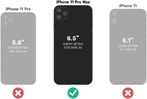 Vista 2 de OtterBox Commuter Series - Funda para iPhone 11 Pro Max (solamente), embalaje no minorista, a medida (azul)