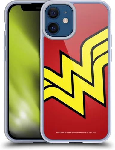 Vista 70 de Head Case Designs Funda de gel suave con licencia oficial de Wonder Woman DC Comics Classic Logos compatible con Apple iPhone 7 Plus/iPhone 8 Plus