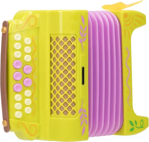 Vista 3 de Disney Acordeón musical de Encanto Mirabel, ideal como accesorio de disfraz o para juegos de simulación