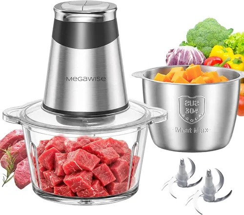 Vista 10 de MEGAWISE Picadora de carne eléctrica de la picadora de alimentos 500W