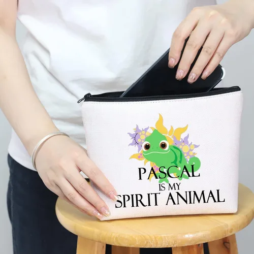 Vista 6 de MNIGIU P-asca-l Gift P-asca-l Lover - Bolsa de cosméticos inspirada en películas de dibujos animados, regalo P-asca-l is My Spirit Animal