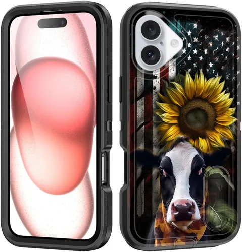 Vista 154 de Funda para iPhone Air con soporte integrado, a prueba de golpes, polvo y caídas, 3 capas, grado militar, funda protectora para iPhone Air de 6.5