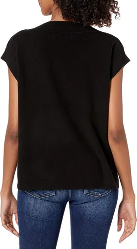 Vista 2 de The Drop Chaleco tipo suéter con cuello en V Zhen para mujer