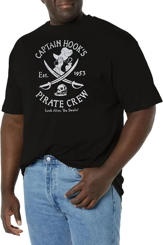 Vista 2 de Disney Big & Tall Tinkerbell Salty Crew - Camiseta de manga corta para hombre