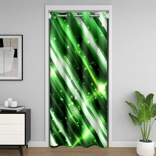 Vista 23 de Feelyou Math Equation - Cortina de puerta (1 panel, 34 x 80 pulgadas)