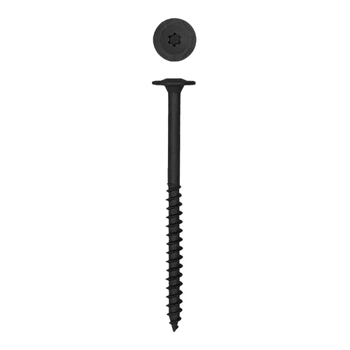 Vista 16 de SPAX Tornillos de retraso de madera estructural con cabezal de arandela exterior de 1/4" x 2-1/2", broca Torx T-Star (50 EA) incluida, resistente a