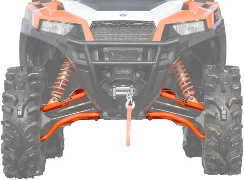 Vista 8 de SuperATV - Brazos en A arqueados resistentes para Polaris General 1000 (2016) - 1.5" de desplazamiento - Negro