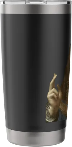 Vista 4 de Salvator Mundi by Leonardo da Vinci (1500) Stainless Steel Insulated Tumbler