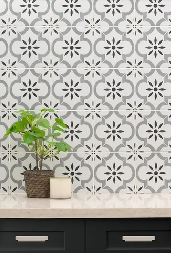 Vista 13 de MSI Azila Muestra Azulejo de Porcelana Mate Encáustico para Pared y Piso para Baño, Salpicadero de Cocina y Encimera