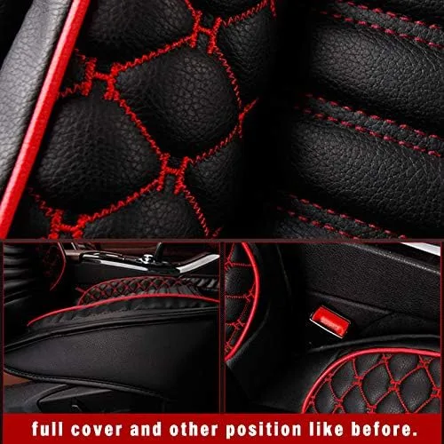 Vista 5 de Fundas de asiento de automóvil personalizadas para Forte 2010-2021, juego completo de 5 asientos, para todo tipo de clima, protector de asiento