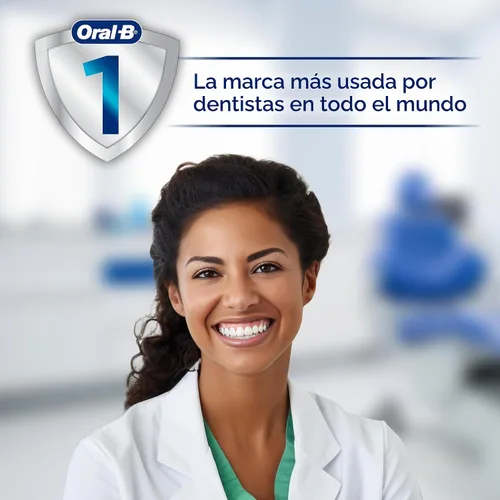 Vista 9 de Oral-B iO Series 9 Cepillo de dientes eléctrico con 4 cabezales de cepillo, Aqua Alabaster