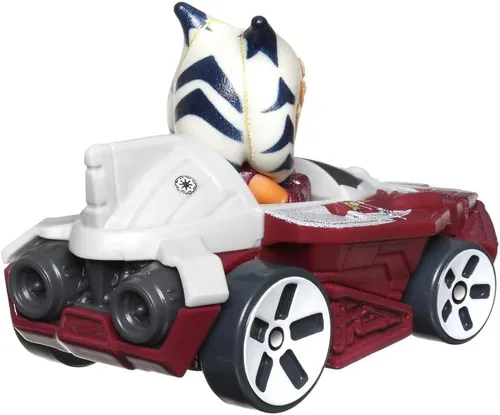 Vista 4 de Hot Wheels RacerVerse Vehículo de Juguete Ahsoka