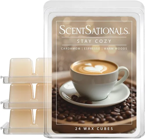 Vista 5 de Scentsationals Galletas de mantequilla marrón perfumada cera de Navidad