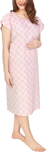 Vista 13 de Utopia Care Bata de hospital para mujer, suave, cómoda y elegante bata de paciente