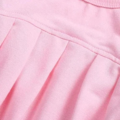 Vista 5 de Ritatte Conjunto de 2 piezas de ropa de invierno para niñas pequeñas, manga larga, pantalones largos, de algodón suave, para otoño