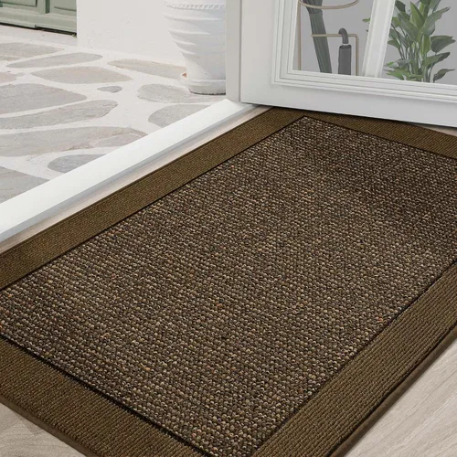 Vista 33 de BEQHAUSE Tapete para puerta interior de 20 x 32 pulgadas, tapete antideslizante para entrada, lavable, resistente a la suciedad, tapete
