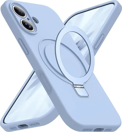 Vista 15 de Funda diseñada para iPhone 11 con soporte magnético invisible Compatible con Mag-Safe, a prueba de caídas de grado militar, a prueba de golpes