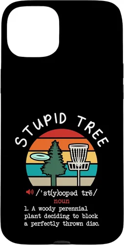 Vista 9 de Disc Golf Stupid Tree Funny Disc Golfing Lover Player Gift Case for iPhone 17