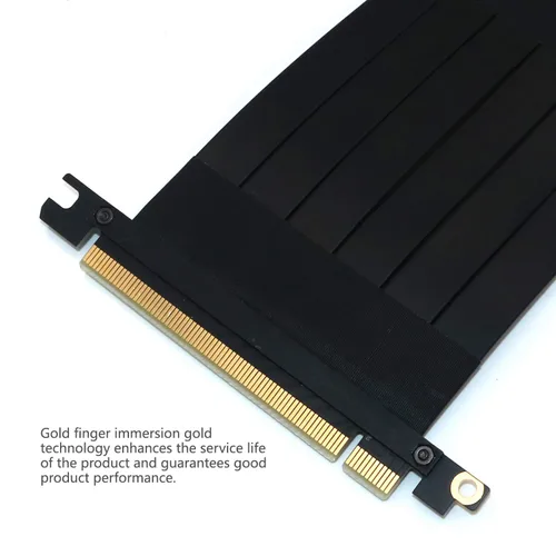 Vista 7 de PCI-E Cable de extensión pci Cable de extensión 16x pcie Riser (pcie Extender 90 grados 7.9 in)pcie Riser Cable