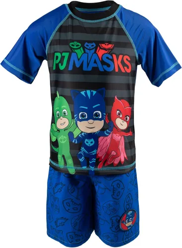 Vista 7 de PJ Masks Catboy Gekko Owlette - Juego de protectores de natación raglán