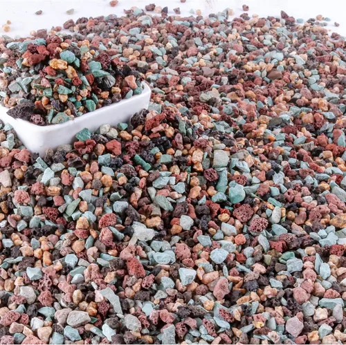 Vista 12 de 2.4 libras Mezcla de guijarros de roca volcánica hortícola para bonsái, piedra pómez para plantas suculentas y cactus, grava decorativa arenosa