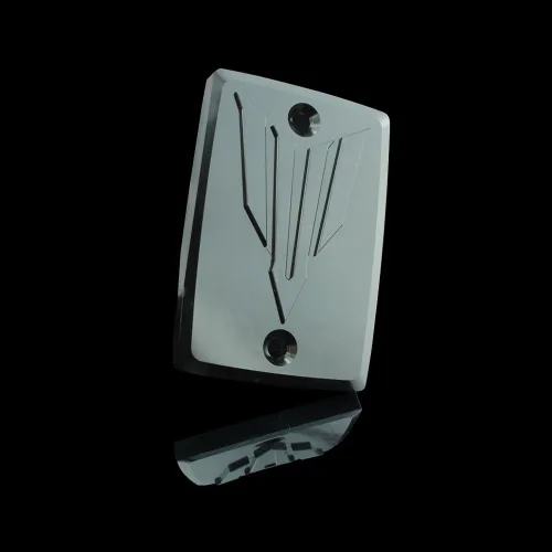Vista 4 de Tapa de aceite para depósito de líquido de frenos delanteros CNC, compatible con MT-09 MT-07 2014-2015, FZ1 FZ1S 2006-2014, FZ6 2006-2010, FZ8 Negro