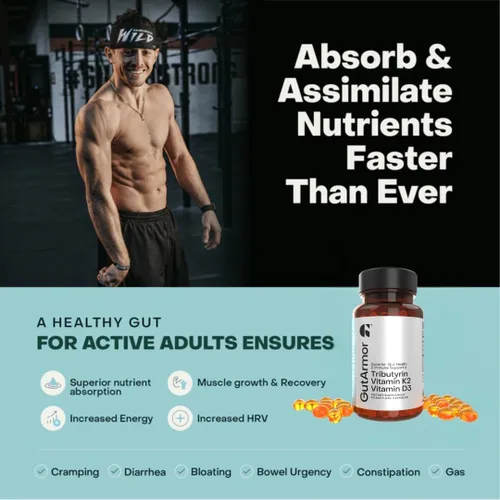 Vista 10 de Salud intestinal y cardíaca + apoyo inmunológico 1 mes de suministro 30 cápsulas de gel suave butirato puro de 350 mg y vitamina D3 2000 IU